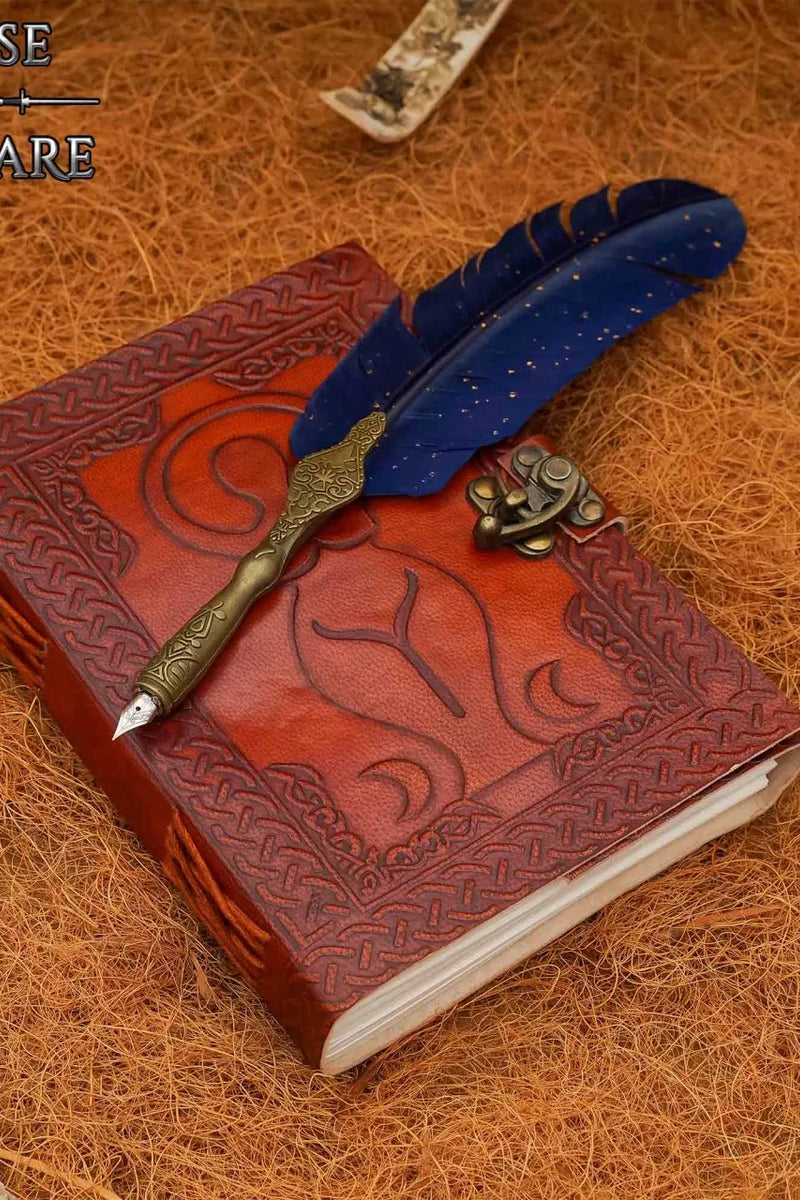 Leren dagboek moedergodin Venus