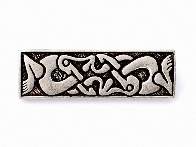 Alemannic belt fitting Niederstotzingen, silvered