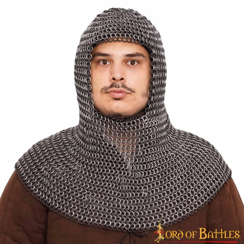 Ringbrynjehuva, aluminium & gummi 10 mm 