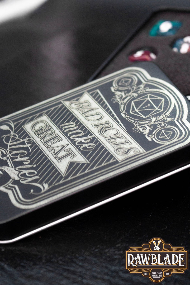 Ensemble de dés - les mauvais jets font de grandes histoires 