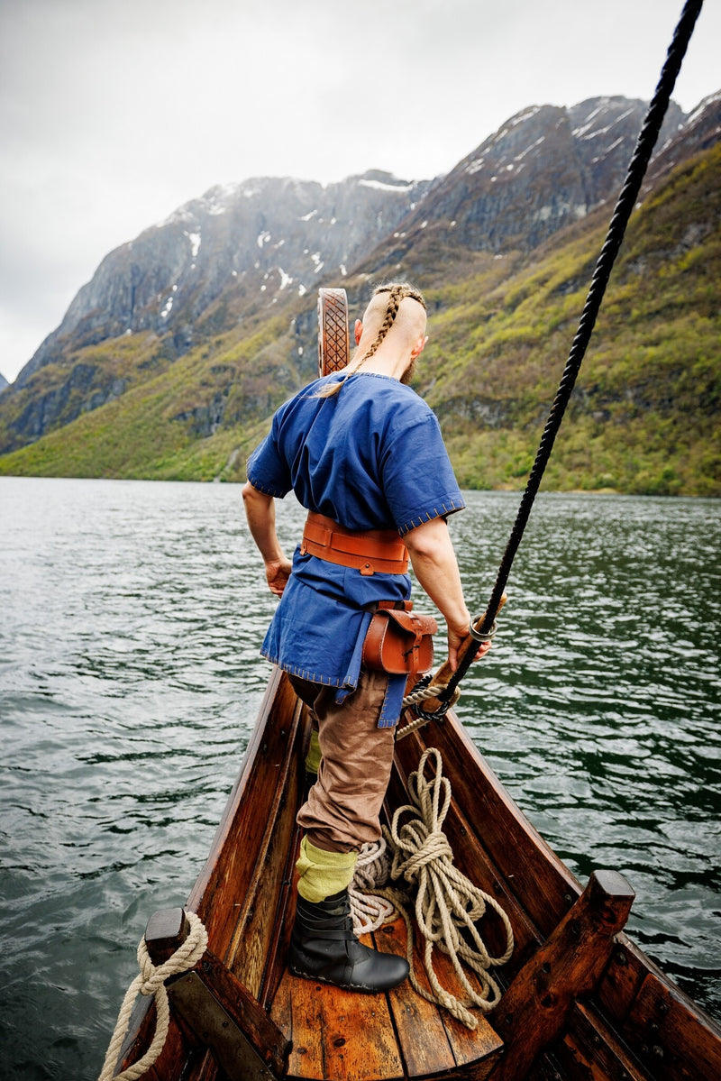 Korte Vikingtuniek Theobald, blauw