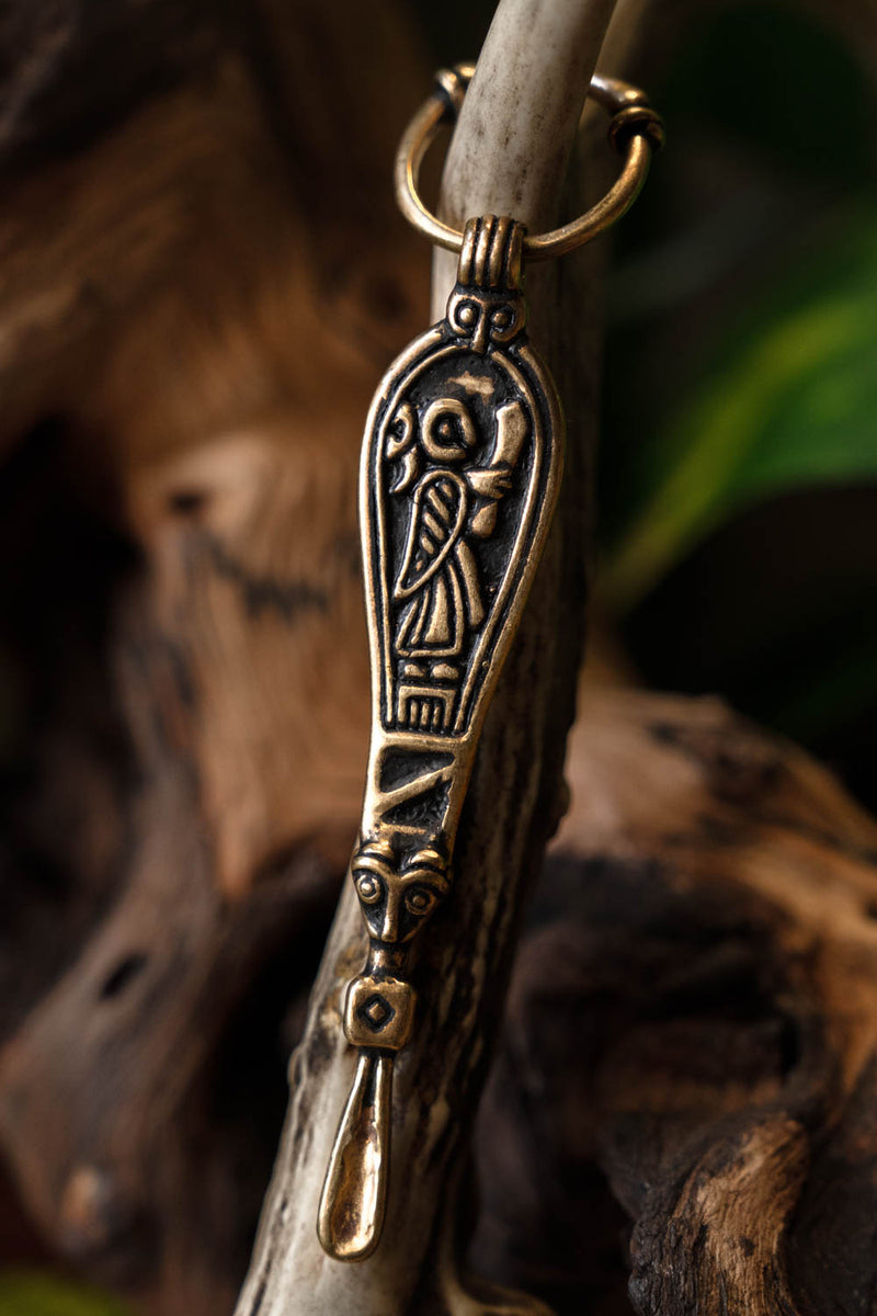 Cucchiaio per orecchie vichingo di Birka, tomba 507 