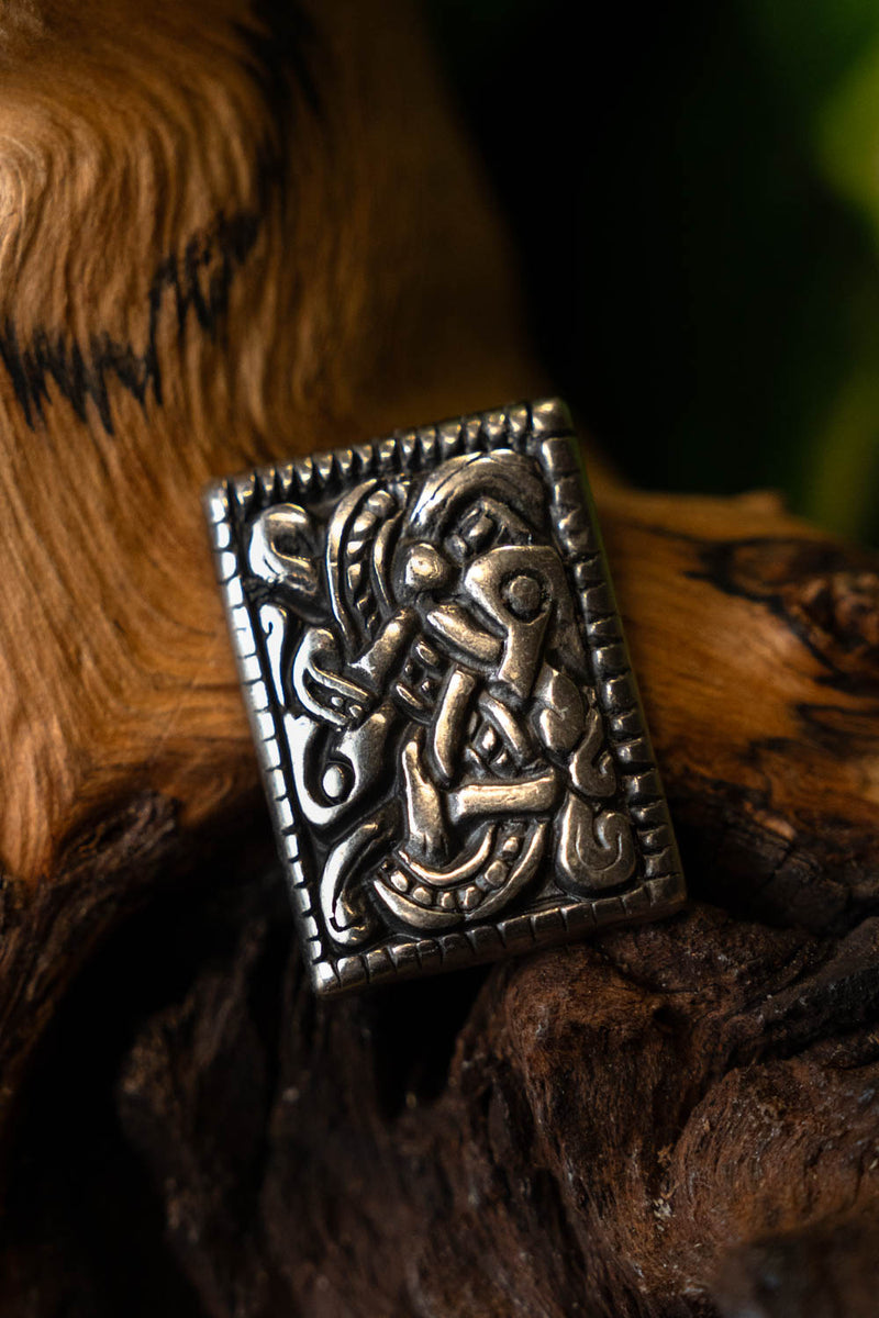 Viking riembeslag Denemarken, verzilverd