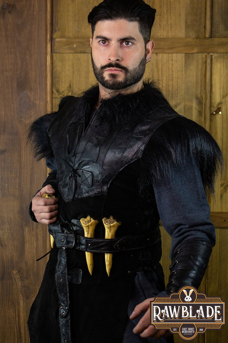 Rabenlederwams, schwarz 