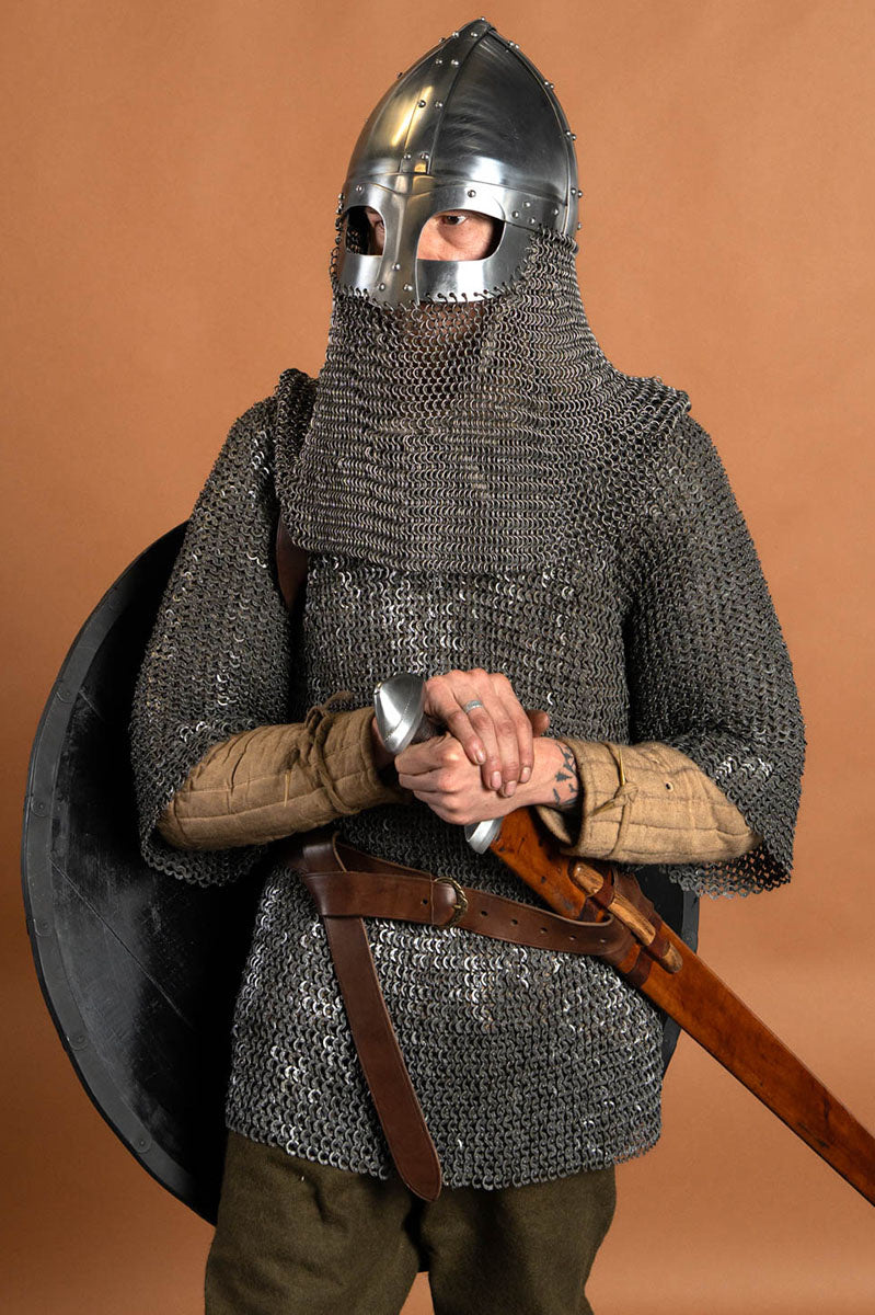 Viking brilhelm met maliën 1.6 mm