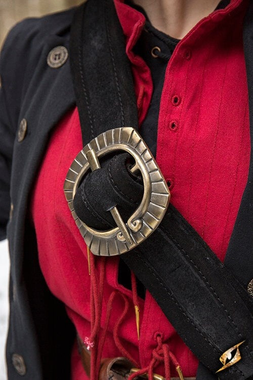 Piratenbandelier, schwarz