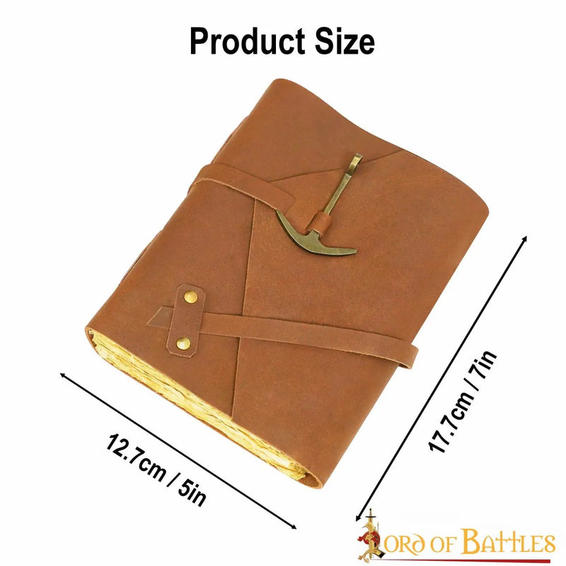 Leather book pirate, antique