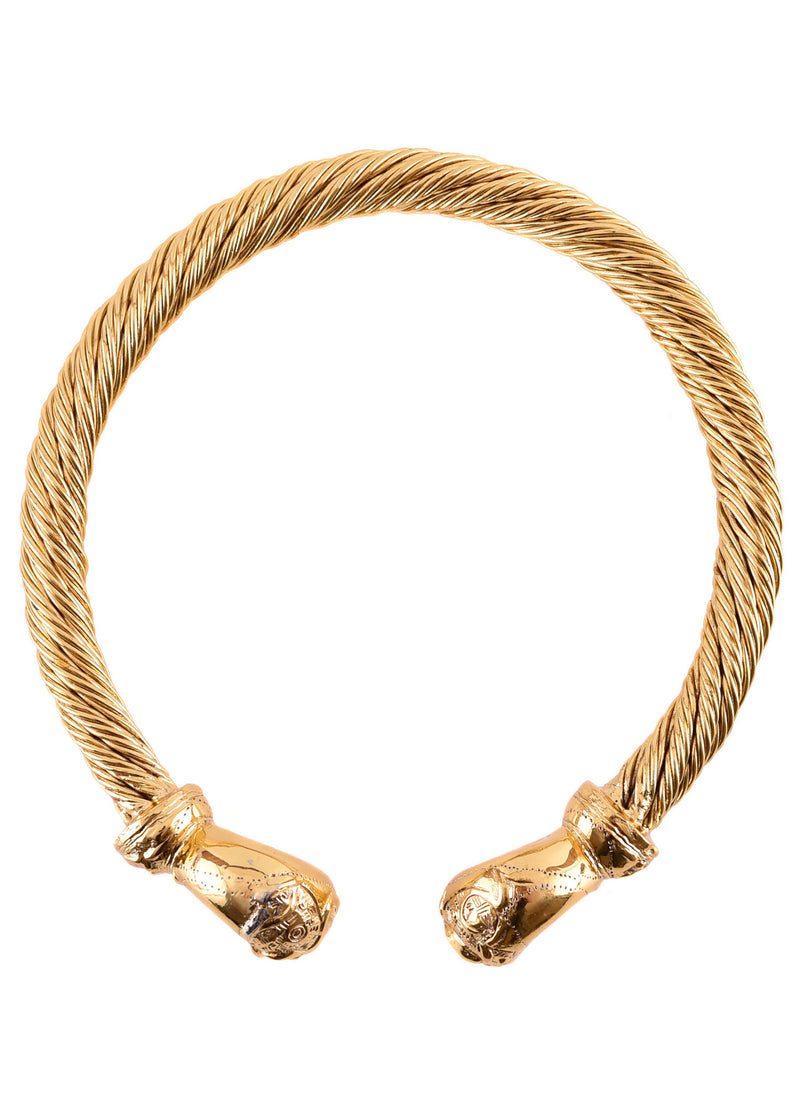 Snettisham torque replica, messing