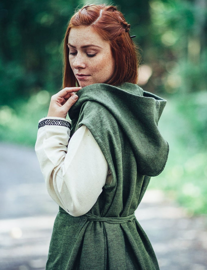 Omlottklänning Thyra, grön 