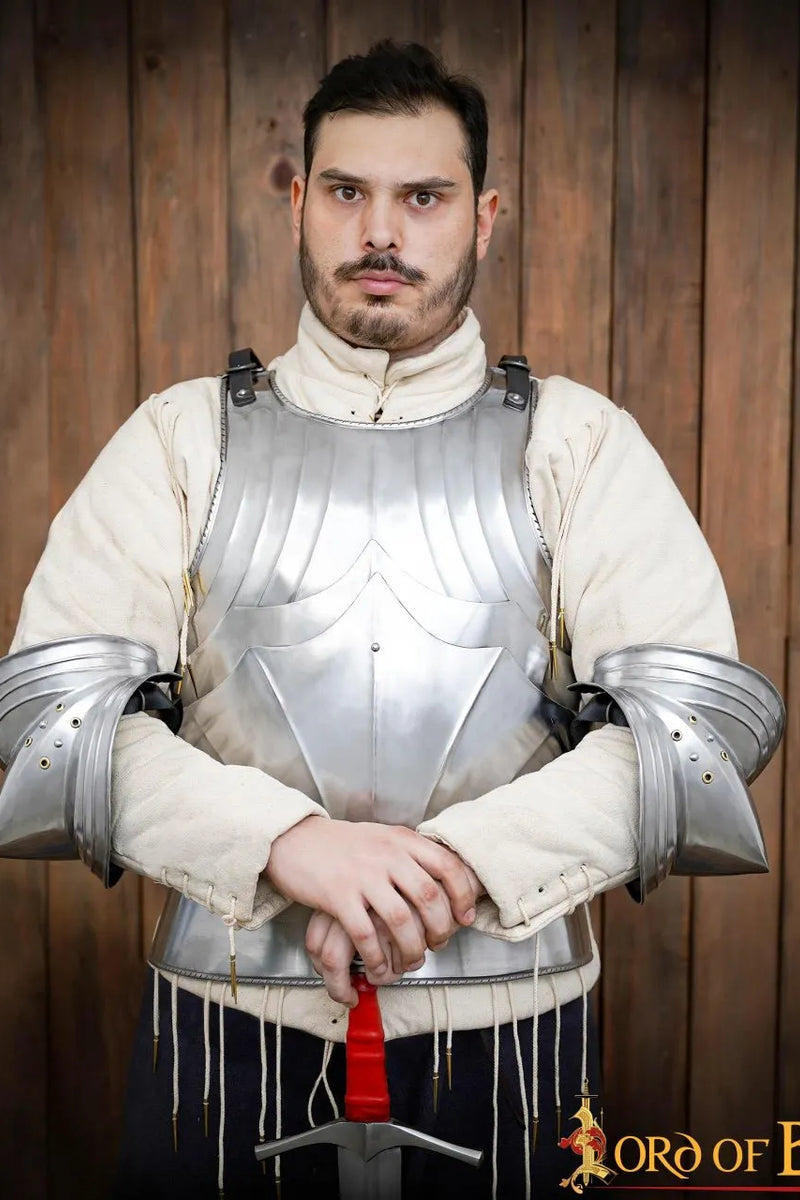 Coudières allemandes du 15ème siècle, armure de coude, 1,6 mm 