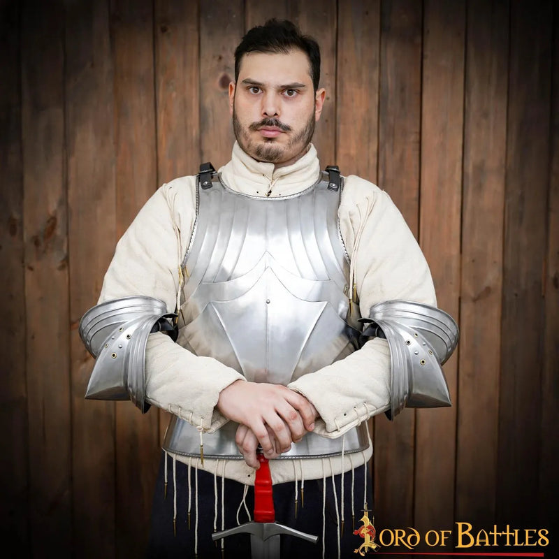 Coudières allemandes du 15ème siècle, armure de coude, 1,6 mm 