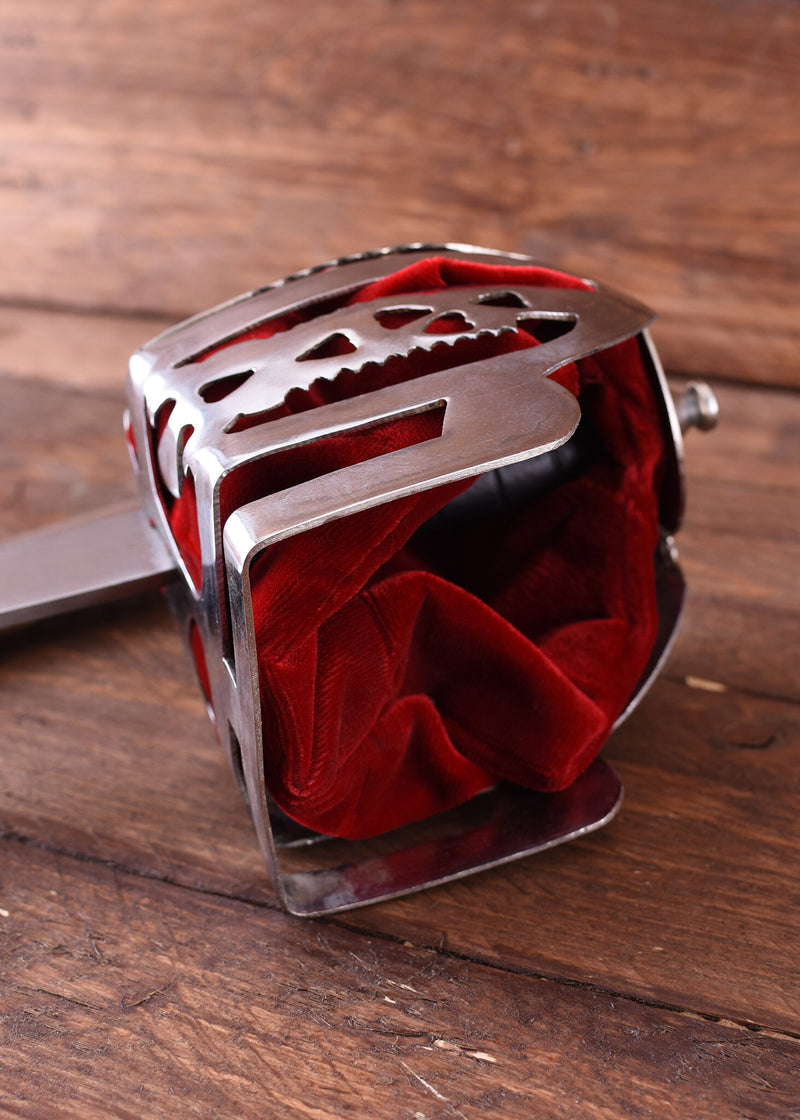 Korgfäste bredsvärd Culloden, Glasgow-korg, halvvass 