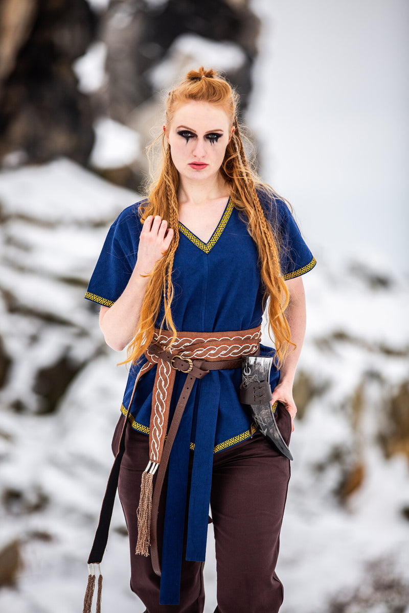 Valkyrie tuniek Brynhild, blauw