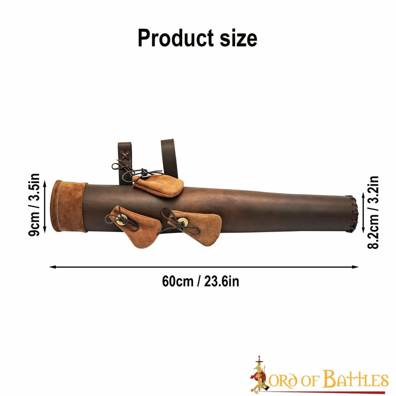 Pijlenkoker met buidels