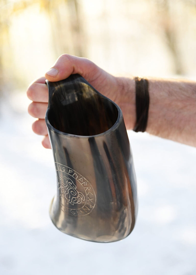 Boccale da bere a forma di corno Sleipnir, 650-1000 ml 