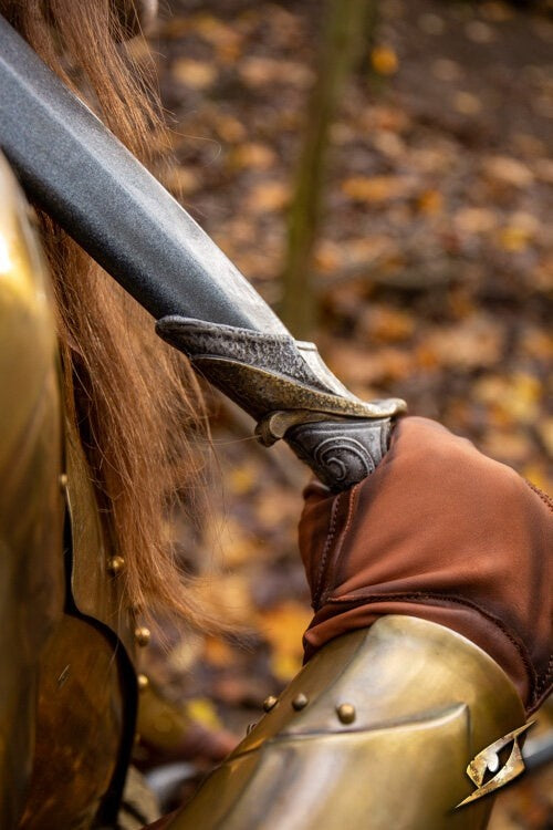 Curved LARP elven sword, 90 cm