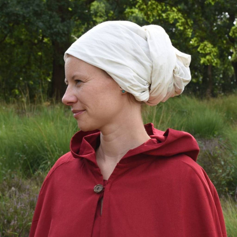 Katoenen mantel Ellyn, rood