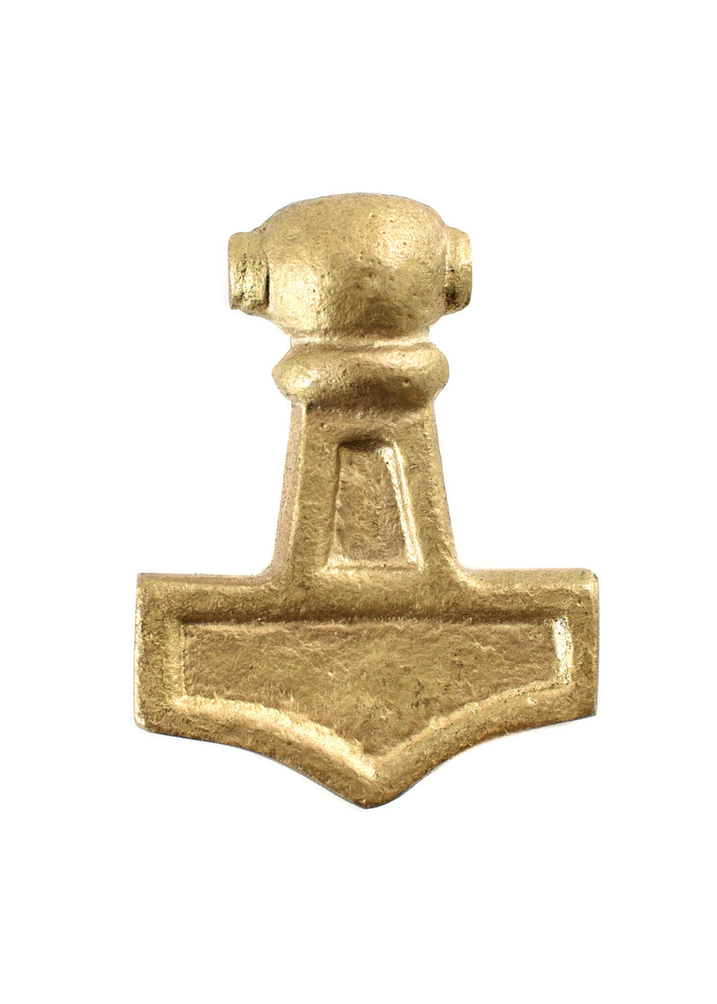 Thors hammer without ring, brass