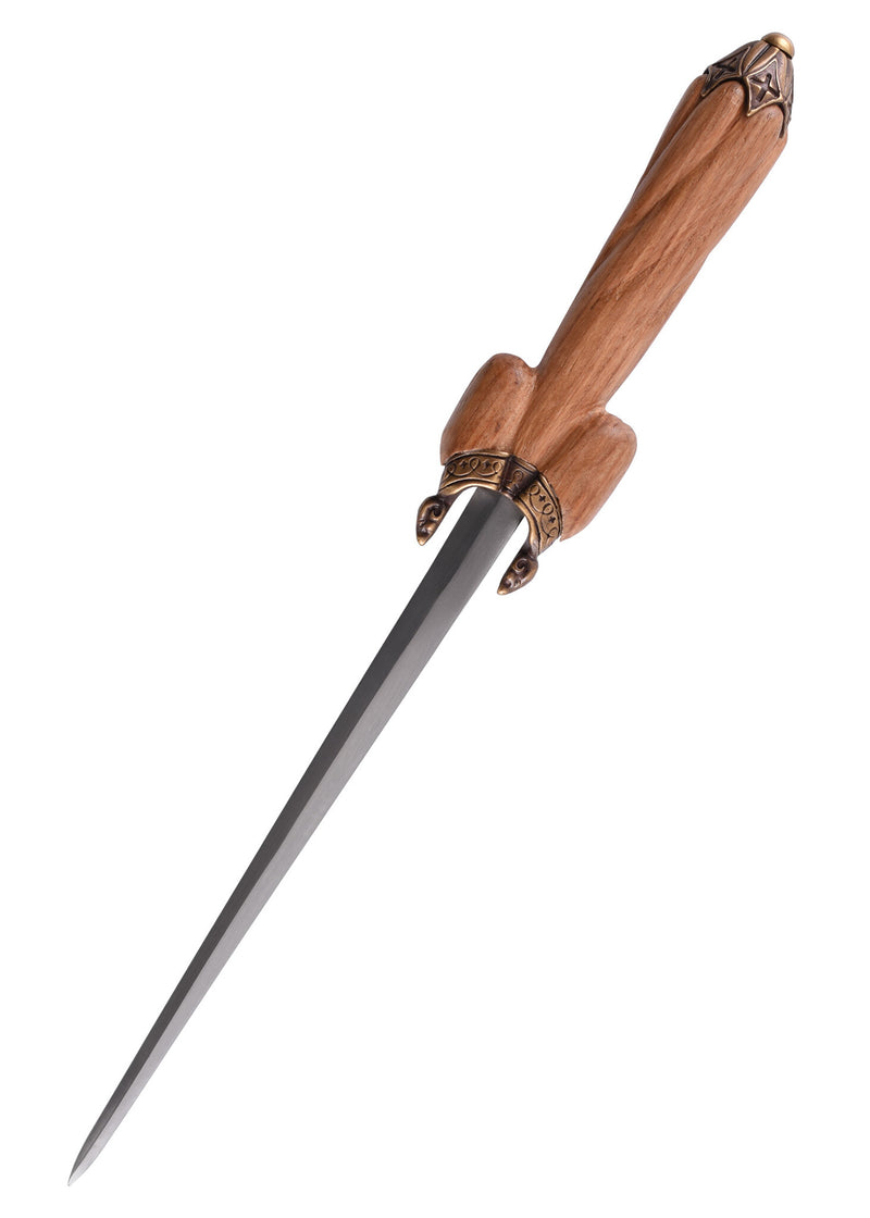 Daga testicular siglo XVI, semi-afilado 