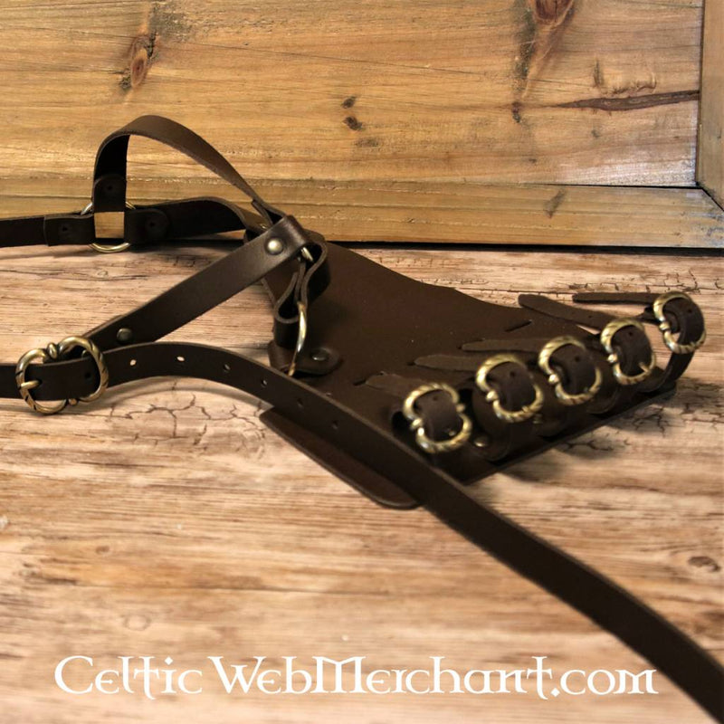 16de-17de eeuwse rapierbandelier, bruin