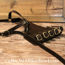 16.-17. århundredes rapierbaldric, brun 