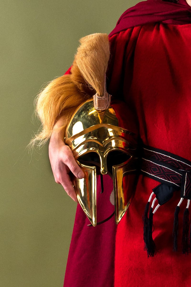 Corinthische helm met helmkam, 1.3 mm