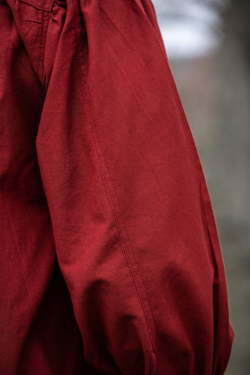 Średniowieczna koszula, czerwona