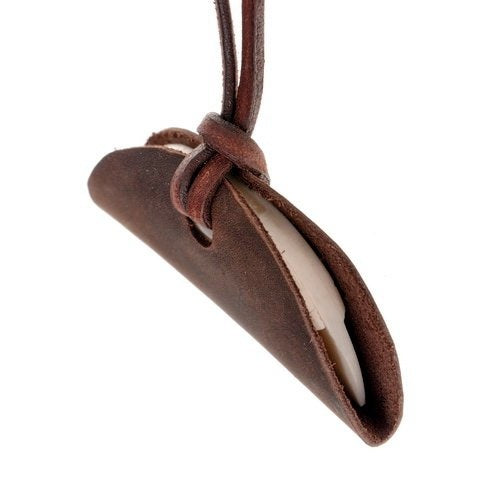 Germanischer Bartkamm mit Ledertasche