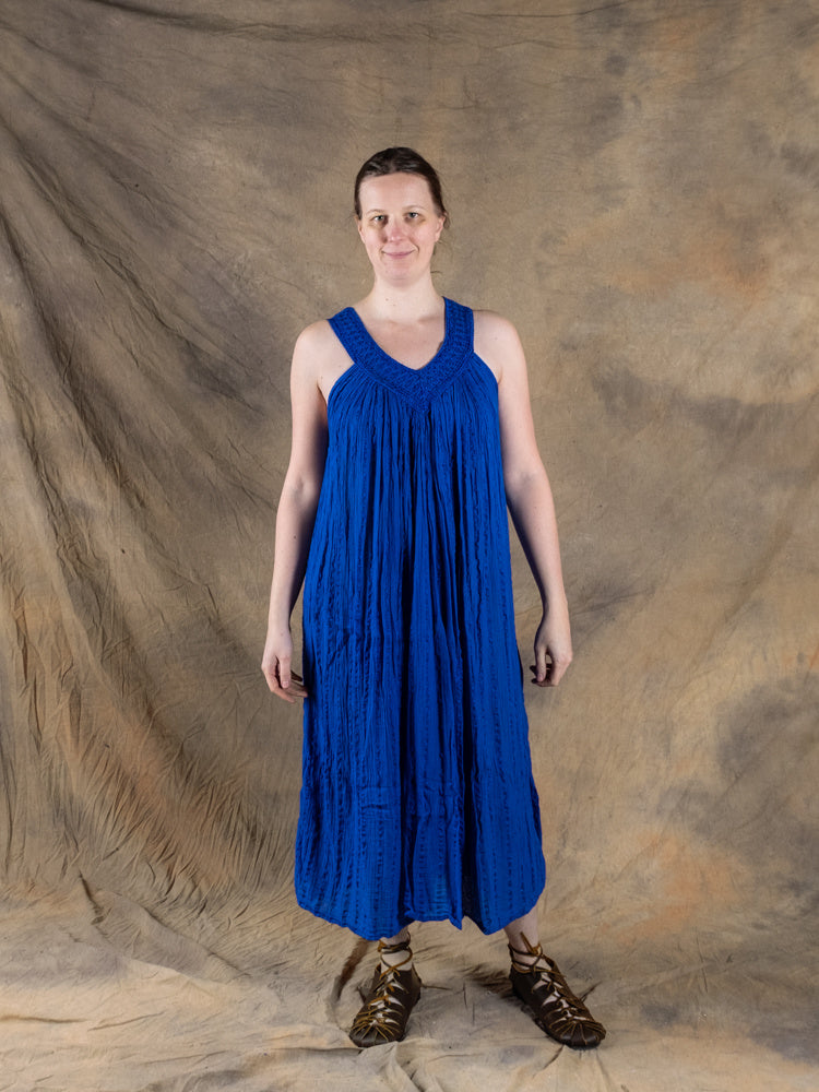 Déesses Robe Héra, bleu 