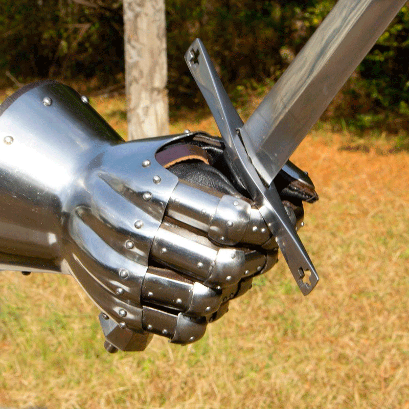 guanteletes de reloj de arena del siglo XV, 1.2 mm 