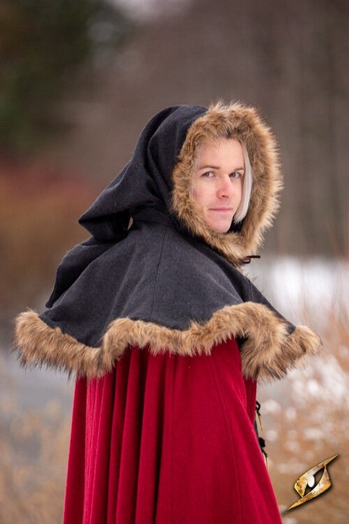 Kaproen Geralt, zwart, wolmix