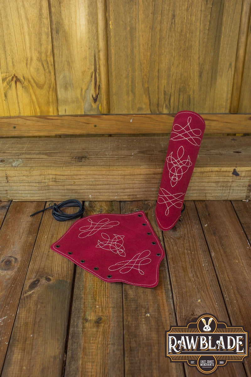 Vryla Premium bracers, onderarmbeschermers, rood