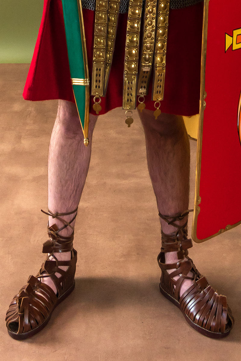 Caligae Neptunus, romeins, bruin