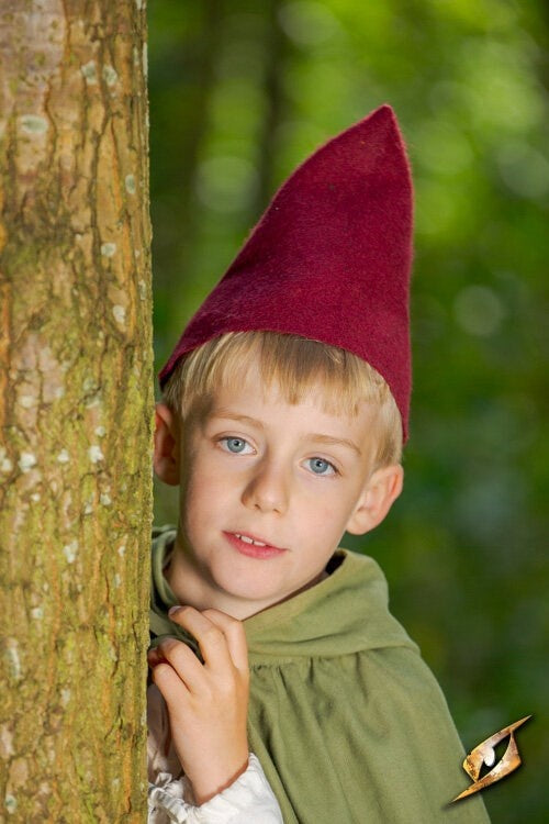 Kaboutermuts rood, wolmix