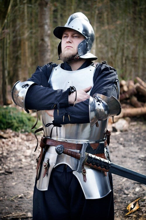 LARP-Schwerthalter Imperial, Zwart-Bruin