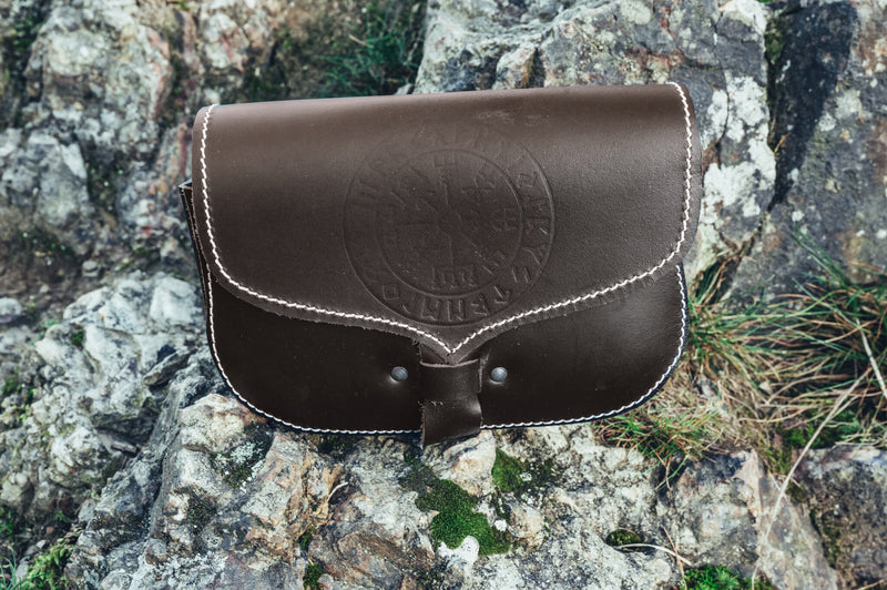 Viking bag Vegvisir, brown