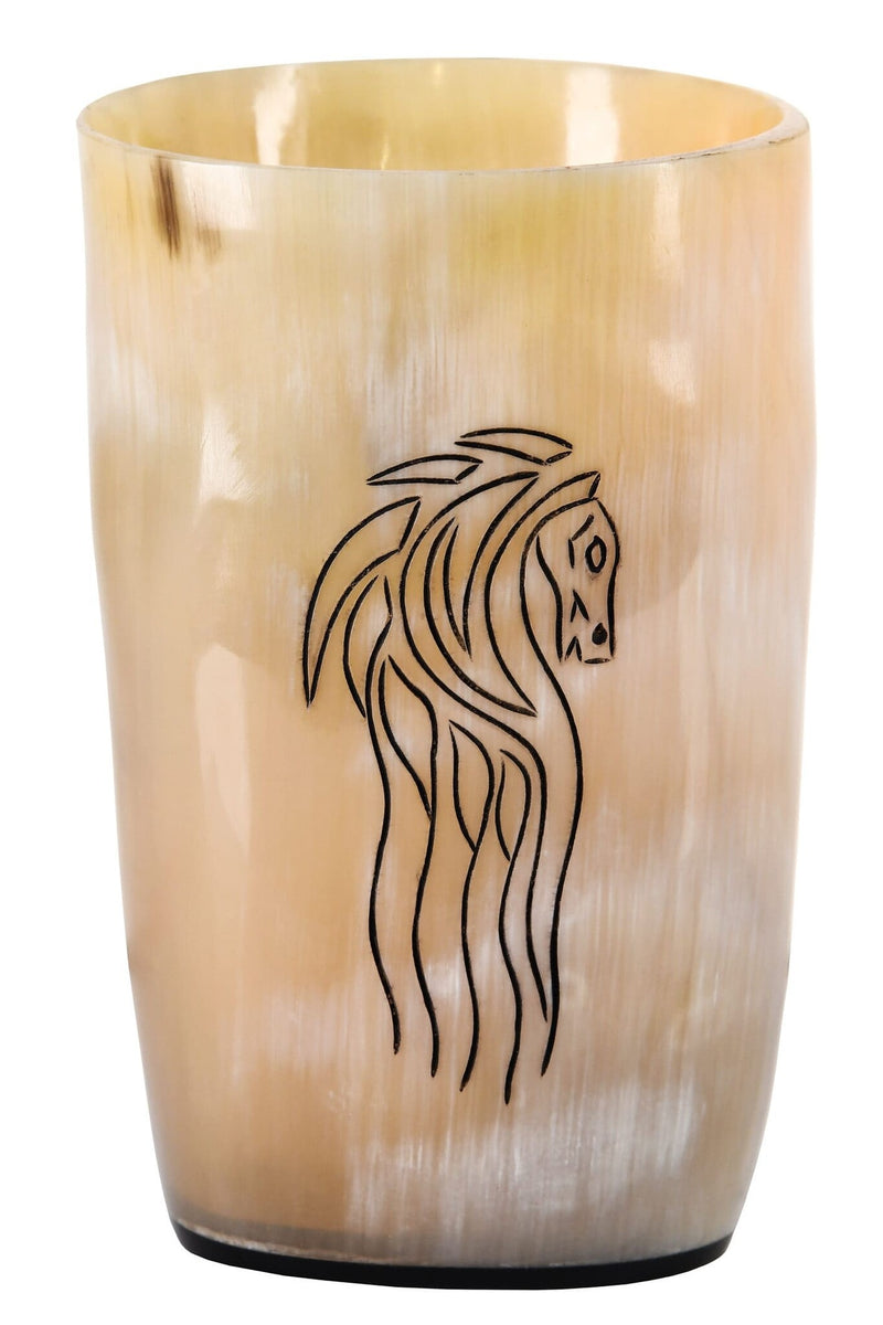 Horn drinking cup Epona, 100-200 ml