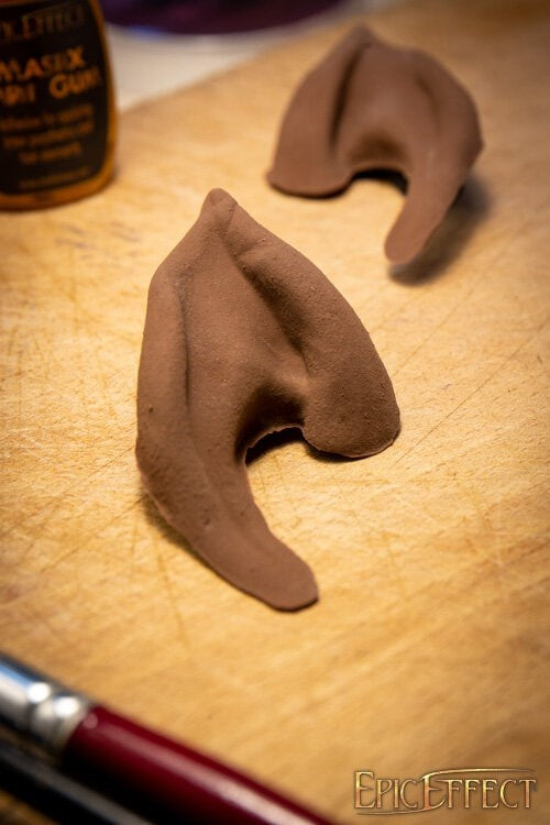 Drow elven ears, dark