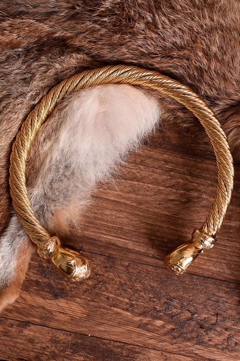 Snettisham torque replika, messing 