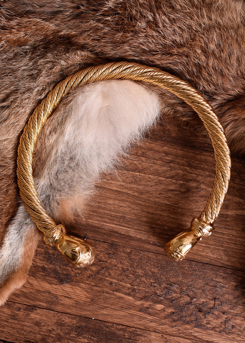 Snettisham torque replica, messing