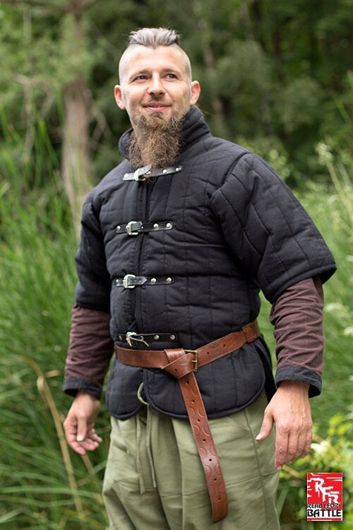 RFB gambeson met korte mouwen, zwart