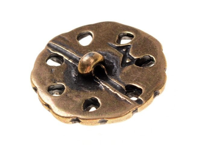 Frühe mittelalterliche Knöpfe, Set von fünf Teilen, Silberversprechen