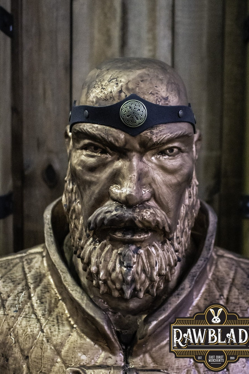 Illunion Pannband - Svart, läder 