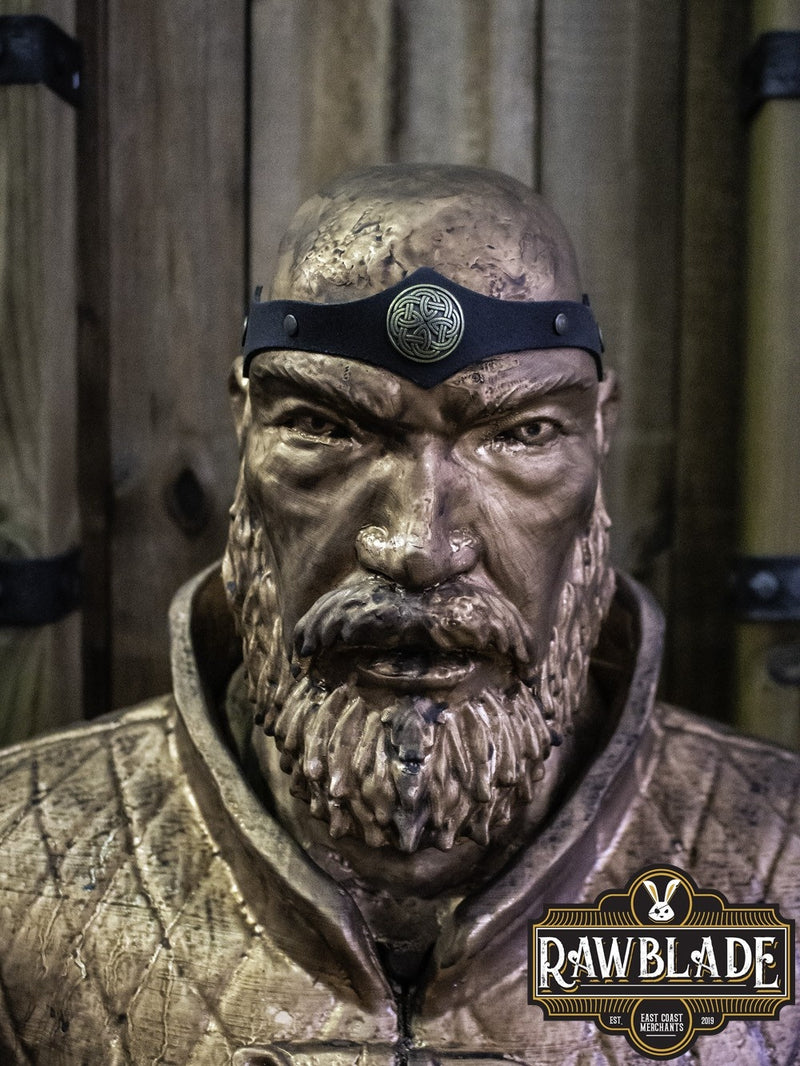 Illunion Pannband - Svart, läder 