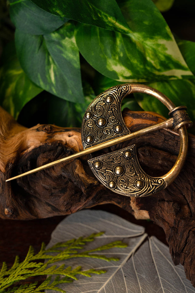 Gälische Brosche Ballypellan, Bronze