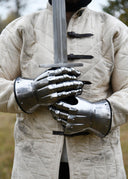 Zandloper handschoenen Wighelm, 1350-1410, 1.6 mm