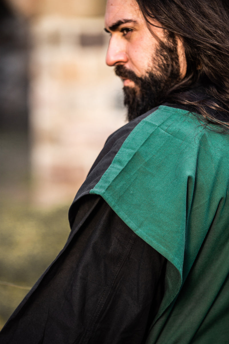 Overkleed, geruit, zwart-groen