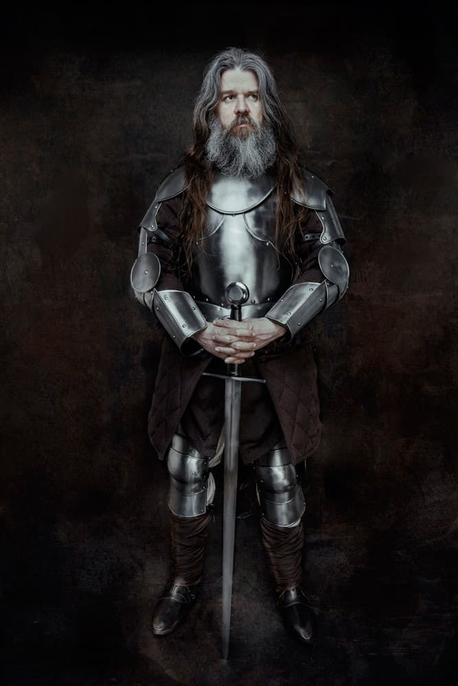 Cuisses, benpanser Gustav, sort, 1,2 mm 