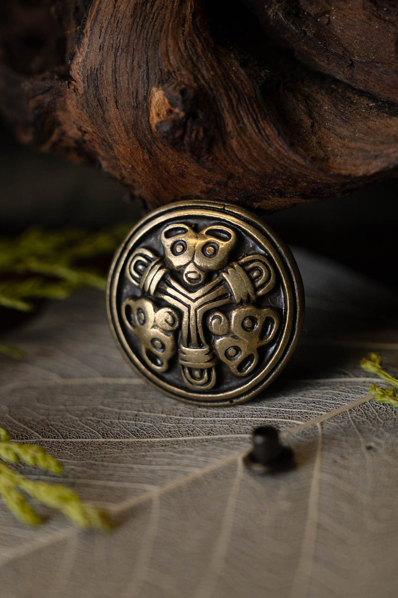 Vikingriembeslag Borre set van 5 stuks