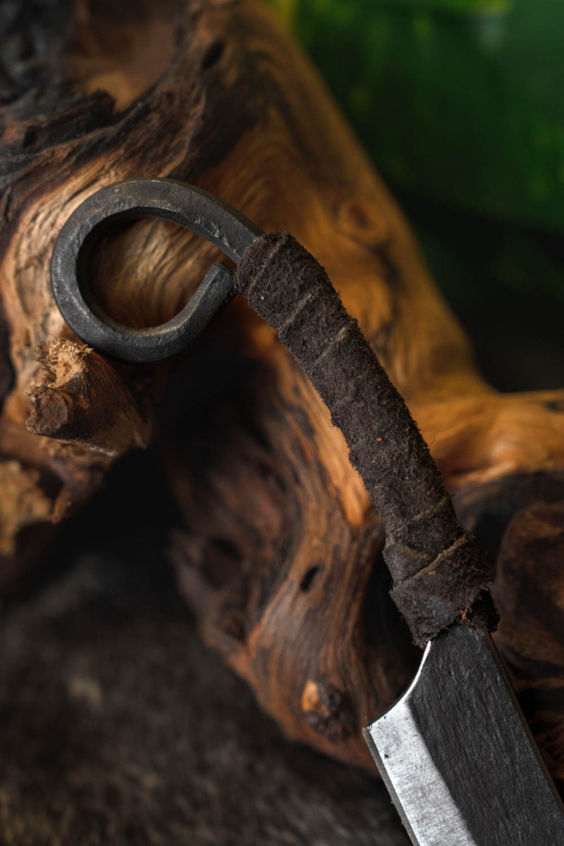 Celtic knife Glen, S, stainless steel, semi-sharp